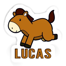 Aufkleber Pferd Lucas Image