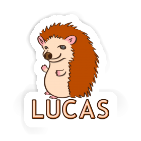 Autocollant Hérisson Lucas Image