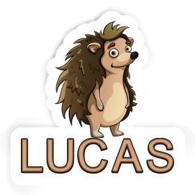 Autocollant Hérisson Lucas Image