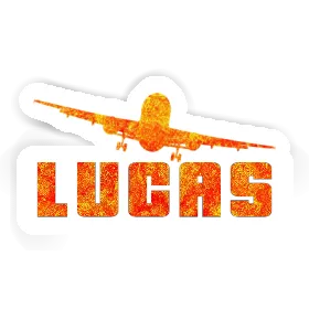 Flugzeug Sticker Lucas Image