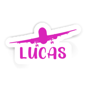 Sticker Lucas Flugzeug Image