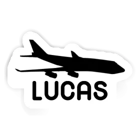 Sticker Jumbo-Jet Lucas Image