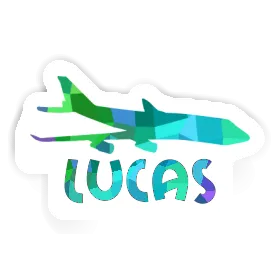 Jumbo-Jet Aufkleber Lucas Image