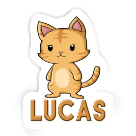 Lucas Autocollant Chat Image