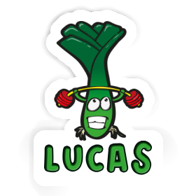 Aufkleber Gewichtheber Lucas Image