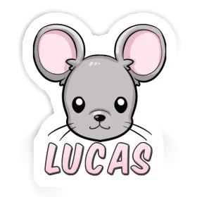 Souris Autocollant Lucas Image