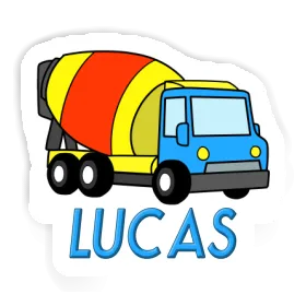Aufkleber Lucas Mischer-LKW Image