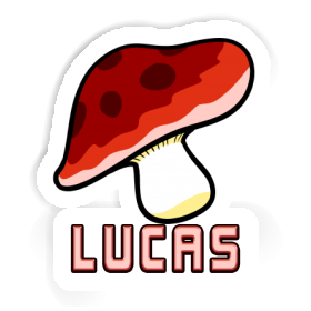 Lucas Aufkleber Pilz Image