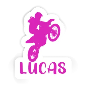 Motocross-Fahrer Sticker Lucas Image