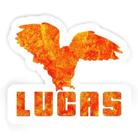 Hibou Autocollant Lucas Image