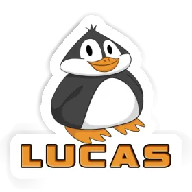 Lucas Autocollant Pingouin Image
