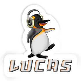 Pingouin Autocollant Lucas Image