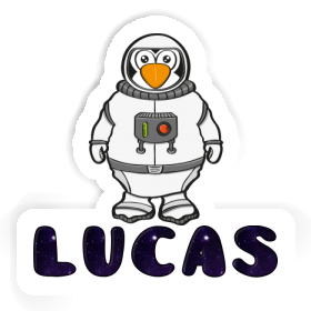 Lucas Autocollant Astronaute Image