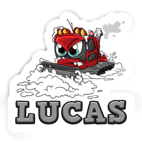 Lucas Aufkleber Pistenraupe Image