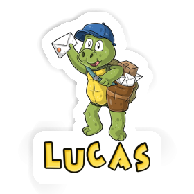Pöstler Aufkleber Lucas Image