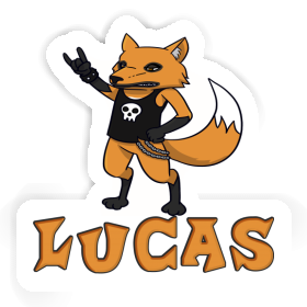 Rocker-Fuchs Sticker Lucas Image