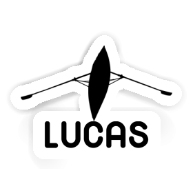 Lucas Autocollant Bateau à rames Image
