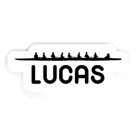 Autocollant Bateau à rames Lucas Image