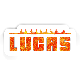 Lucas Autocollant Bateau à rames Image