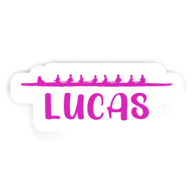 Lucas Autocollant Bateau à rames Image