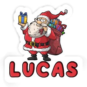 Aufkleber Weihnachtsmann Lucas Image