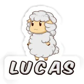 Aufkleber Schaf Lucas Image
