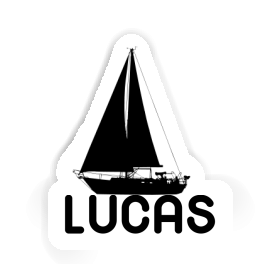 Lucas Aufkleber Segelboot Image