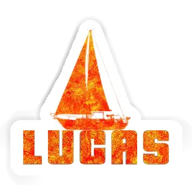 Sticker Segelboot Lucas Image