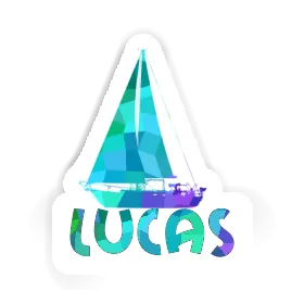 Segelboot Aufkleber Lucas Image