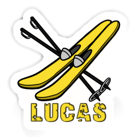 Ski Sticker Lucas Image