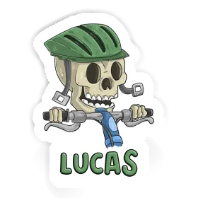 Mountainbiker Sticker Lucas Image