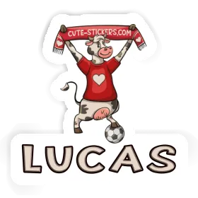 Kuh Aufkleber Lucas Image