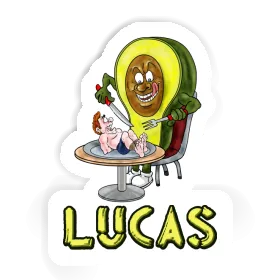 Sticker Lucas Avocado Image