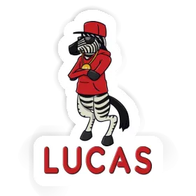 Sticker Lucas Zebra Image