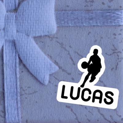 Sticker Basketballspieler Lucas Notebook Image