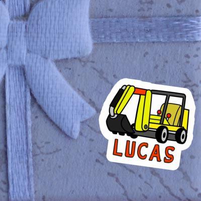 Lucas Sticker Mini-Excavator Laptop Lucas Sticker Mini-Excavator Laptop Image