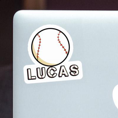 Lucas Autocollant Balle de baseball Image