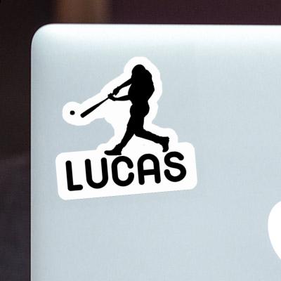 Lucas Autocollant Joueur de baseball Image