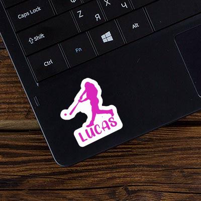 Baseball Player Sticker Lucas Gift package Image