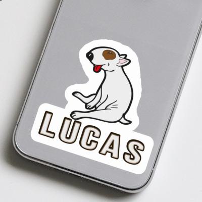 Lucas Sticker Bull Terrier Notebook Image