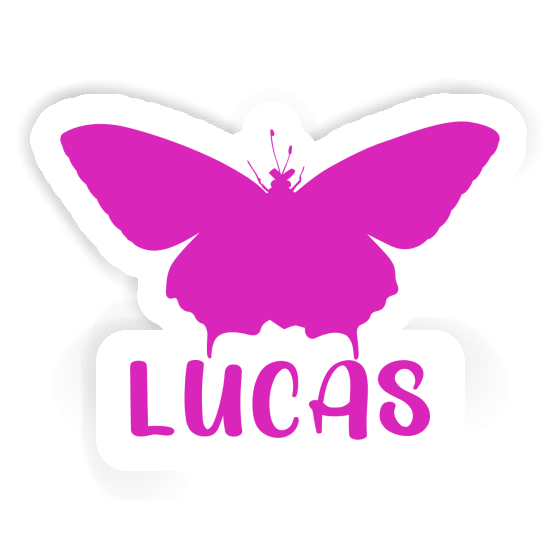 Autocollant Lucas Papillon Notebook Image