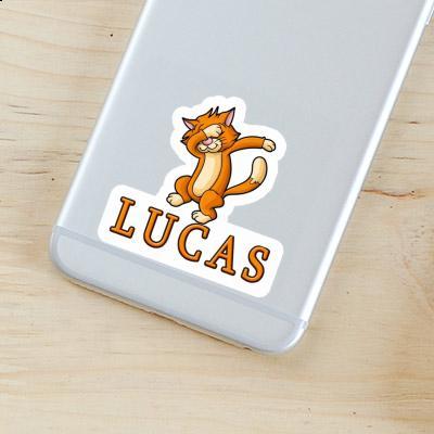 Lucas Autocollant Chat Notebook Lucas Autocollant Chat Notebook Image