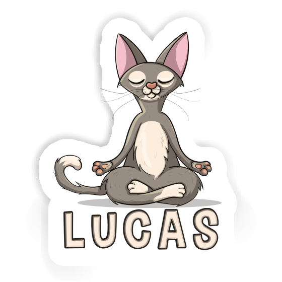 Yoga-Katze Sticker Lucas Notebook Yoga-Katze Sticker Lucas Gift package Image