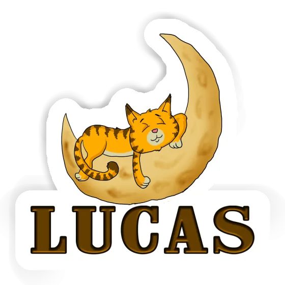 Autocollant Chat Lucas Laptop Autocollant Chat Lucas Laptop Image