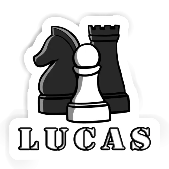 Pièce d'échec Autocollant Lucas Laptop Image