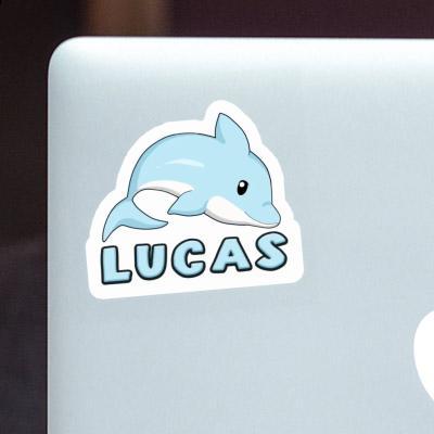 Sticker Lucas Dolphin Notebook Image