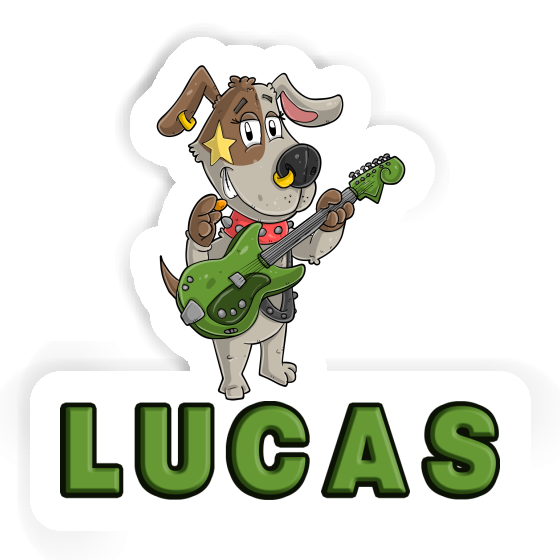 Autocollant Guitariste Lucas Gift package Image