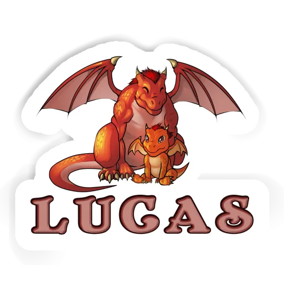 Lucas Aufkleber Drache Notebook Image