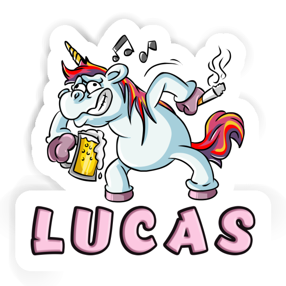 Lucas Sticker Party Unicorn Notebook Lucas Sticker Party Unicorn Notebook Image