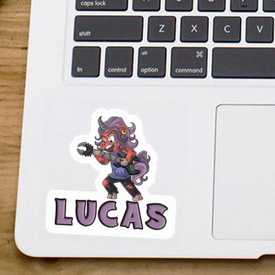 Sticker Lucas Rockendes Einhorn Laptop Sticker Lucas Rockendes Einhorn Laptop Image
